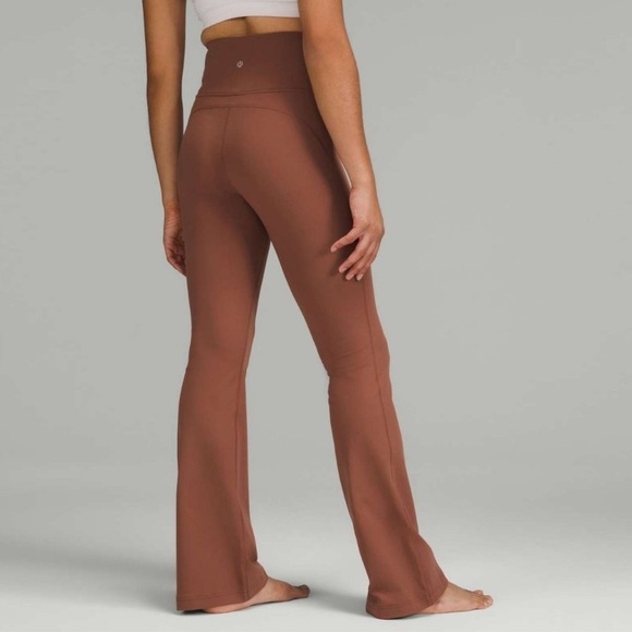 Lululemon Groove Pant Super High Rise Flared Pants Ancient Copper 12 Nwt - Picture 2 of 10